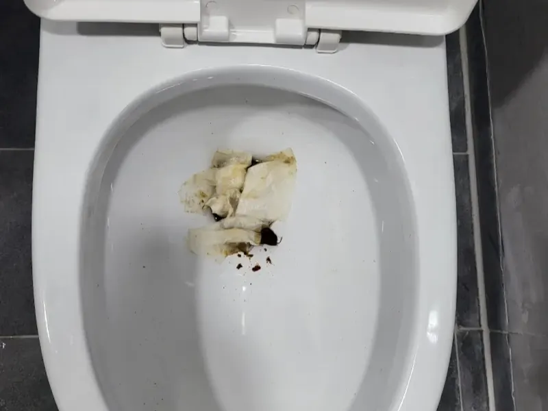 포항 남구 변기막힘 작업사례 2